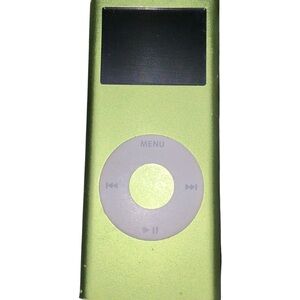 Apple iPod Nano 2nd Gen 4GB Green A1199 MP3 Player Untested For Parts Repair